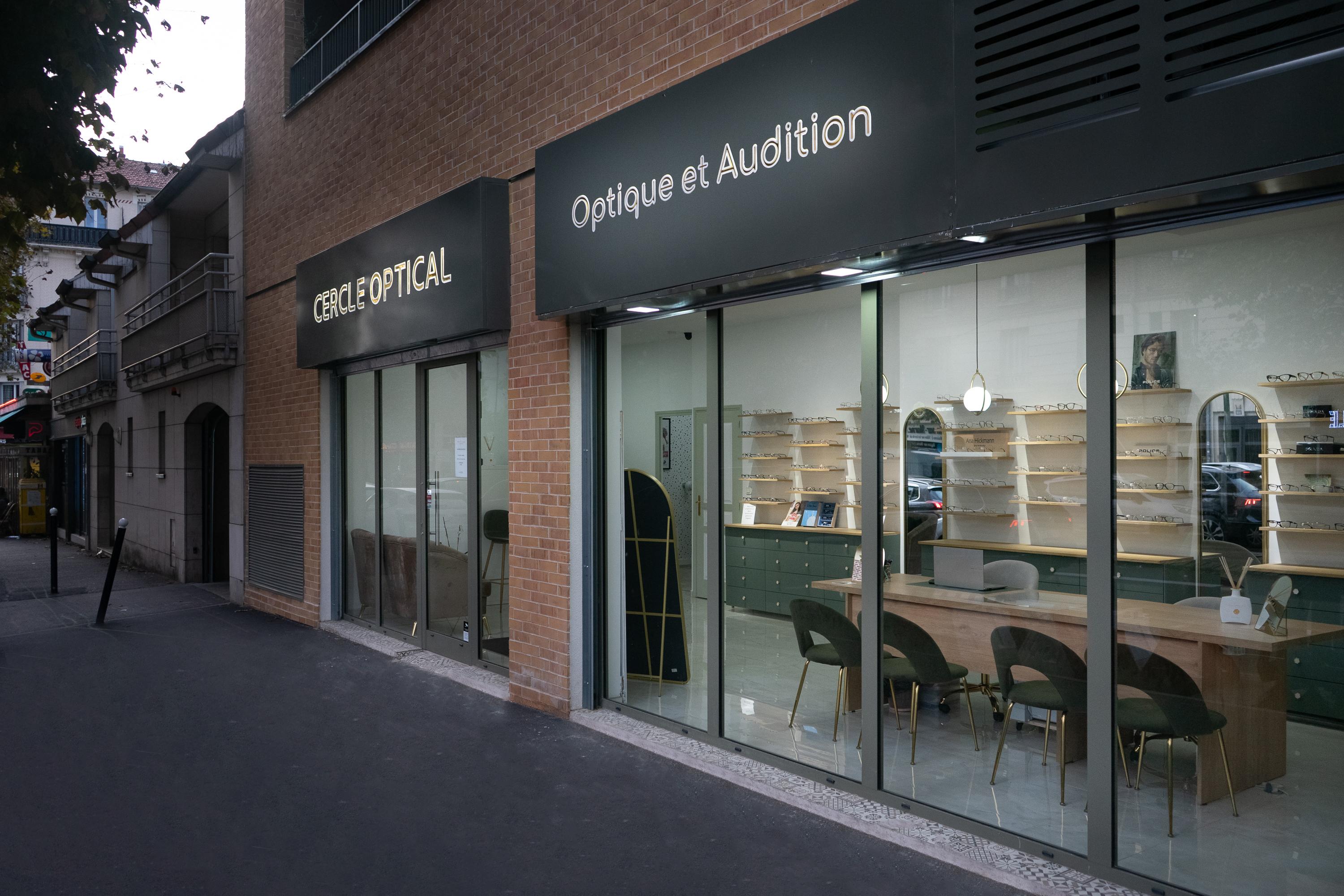 Vue de la rue — devanture Cercle Optical, Champigny-sur-Marne